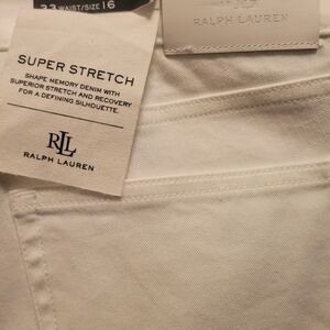 Ralph Lauren White Super Stretch Jeans